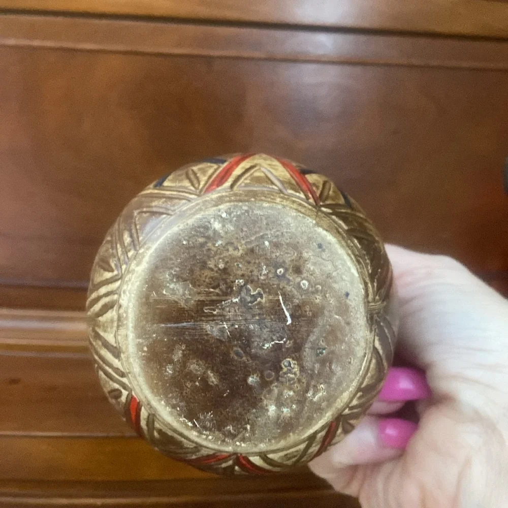 Vintage southwestern style 8 inch ceramic vase
